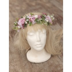 Floral, flower hair wreath, crown