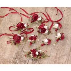 Flower groom's boutonniere, corsage