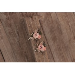 Floral flower hair clip, pin