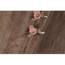 Floral flower hair clip, pin