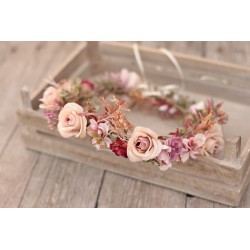 Floral, flower hair wreath, crown