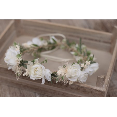 Floral, flower hair wreath, crown