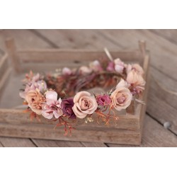 Floral, flower hair wreath, crown