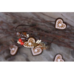 Christmas floral, Flower headband, hairband