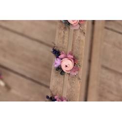 Floral flower hair clip, pin