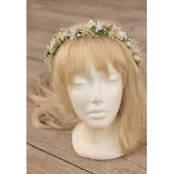 Floral, flower half head wreath, hair wreath, crown