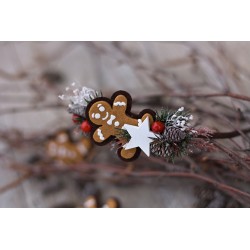 Christmas floral, Flower headband, hairband