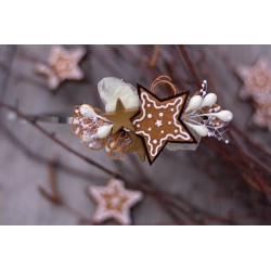 Christmas floral, Flower headband, hairband