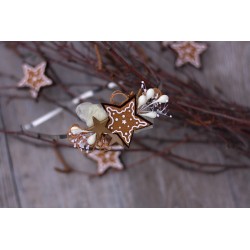 Christmas floral, Flower headband, hairband