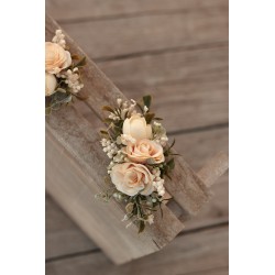 French floral flower hair clip, pin