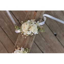 Floral, flower bracelet, wedding wrist corsage