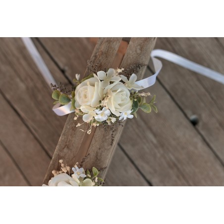 Floral, flower bracelet, wedding wrist corsage