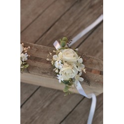 Floral, flower bracelet, wedding wrist corsage