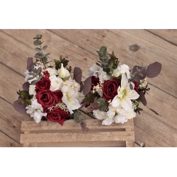 Witness, bridesmaid and mothers autumn wedding bouquet