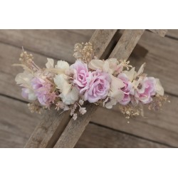 Floral, flower half head wreath, hair wreath, crown