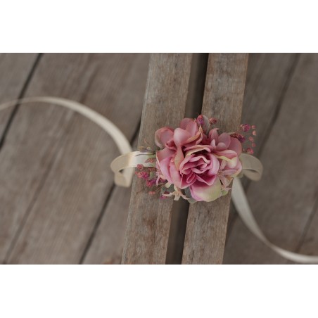 Floral, flower bracelet, wedding wrist corsage