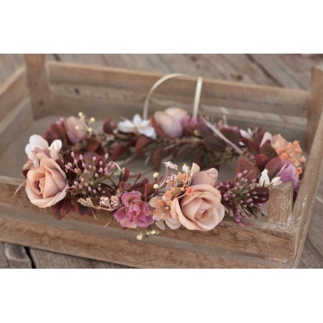 Floral, flower hair wreath, crown
