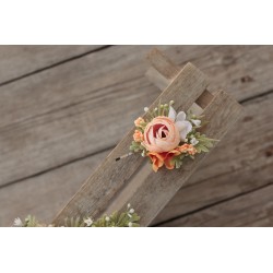 Floral flower hair clip, pin