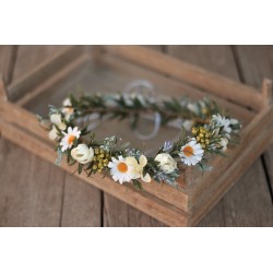 Floral, flower hair wreath, crown