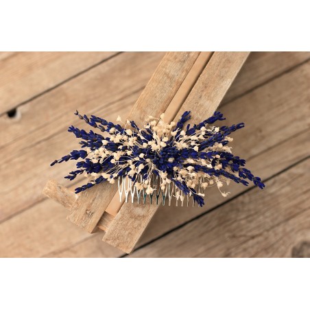 Floral, flower hair comb