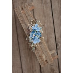 Floral, flower hair comb
