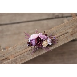 Floral flower hair clip, pin