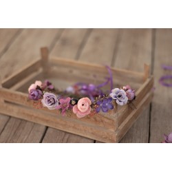 Floral, flower hair wreath, crown