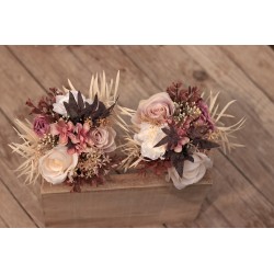 Witness, bridesmaid and mothers autumn wedding bouquet
