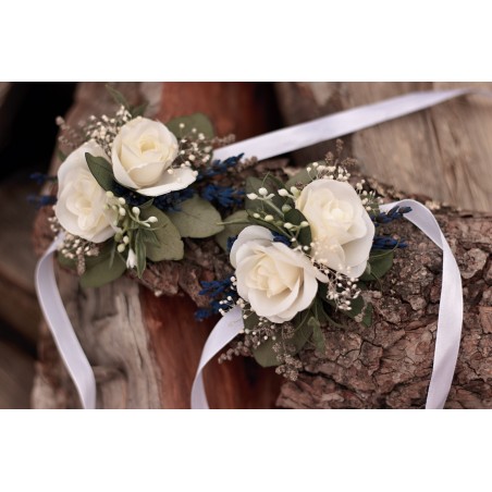 Floral, flower bracelet, wedding wrist corsage