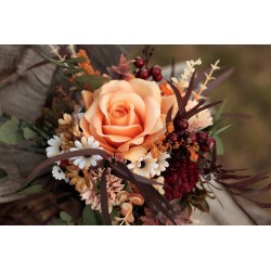 Witness, bridesmaid and mothers autumn wedding bouquet