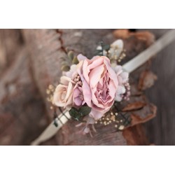 Floral, flower bracelet, wedding wrist corsage