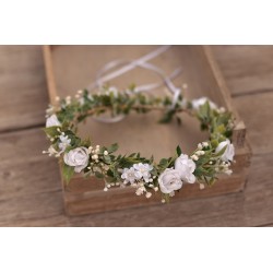 Floral, flower hair wreath, crown