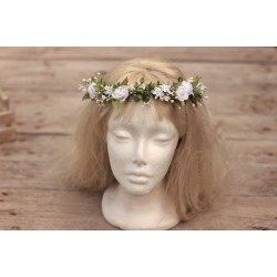 Floral, flower hair wreath, crown