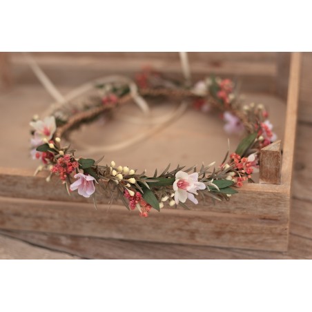 Floral, flower hair wreath, crown