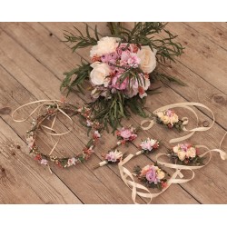 Floral, flower hair wreath, crown