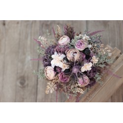 Witness, bridesmaid and mothers autumn wedding bouquet