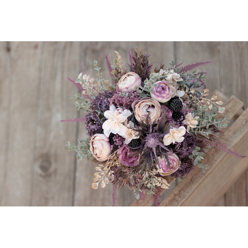 Witness, bridesmaid and mothers autumn wedding bouquet