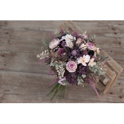 Witness, bridesmaid and mothers autumn wedding bouquet