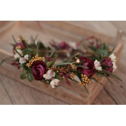 Floral, flower hair wreath, crown