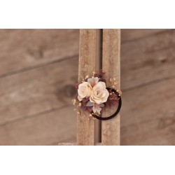 Floral, flower hair tie