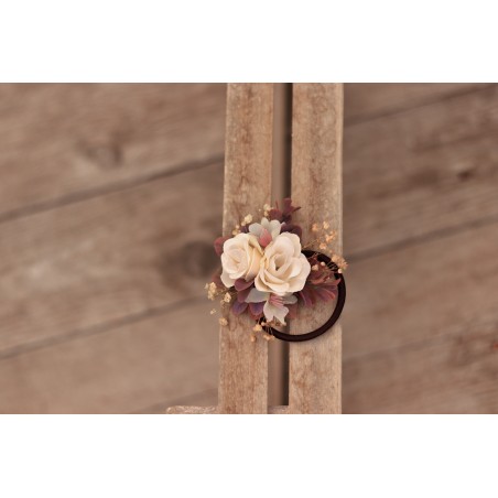 Floral, flower hair tie
