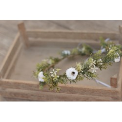 Set of 2pcs floral, flower hair wreath, crown