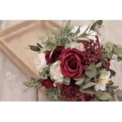 Witness, bridesmaid and mothers autumn wedding bouquet