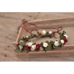 Floral, flower hair wreath, crown