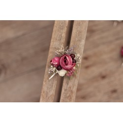 Floral flower hair clip, pin