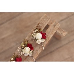 Floral flower hair clip, pin