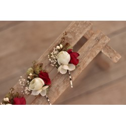 Floral flower hair clip, pin