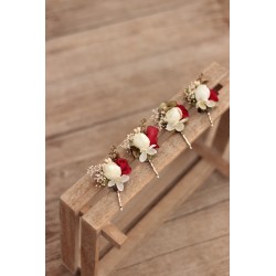 Floral flower hair clip, pin