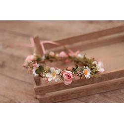 Floral, flower hair wreath, crown