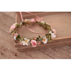 Floral, flower hair wreath, crown